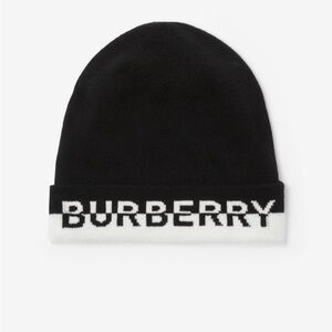 Burberry Charcoal Gray Knit Hat